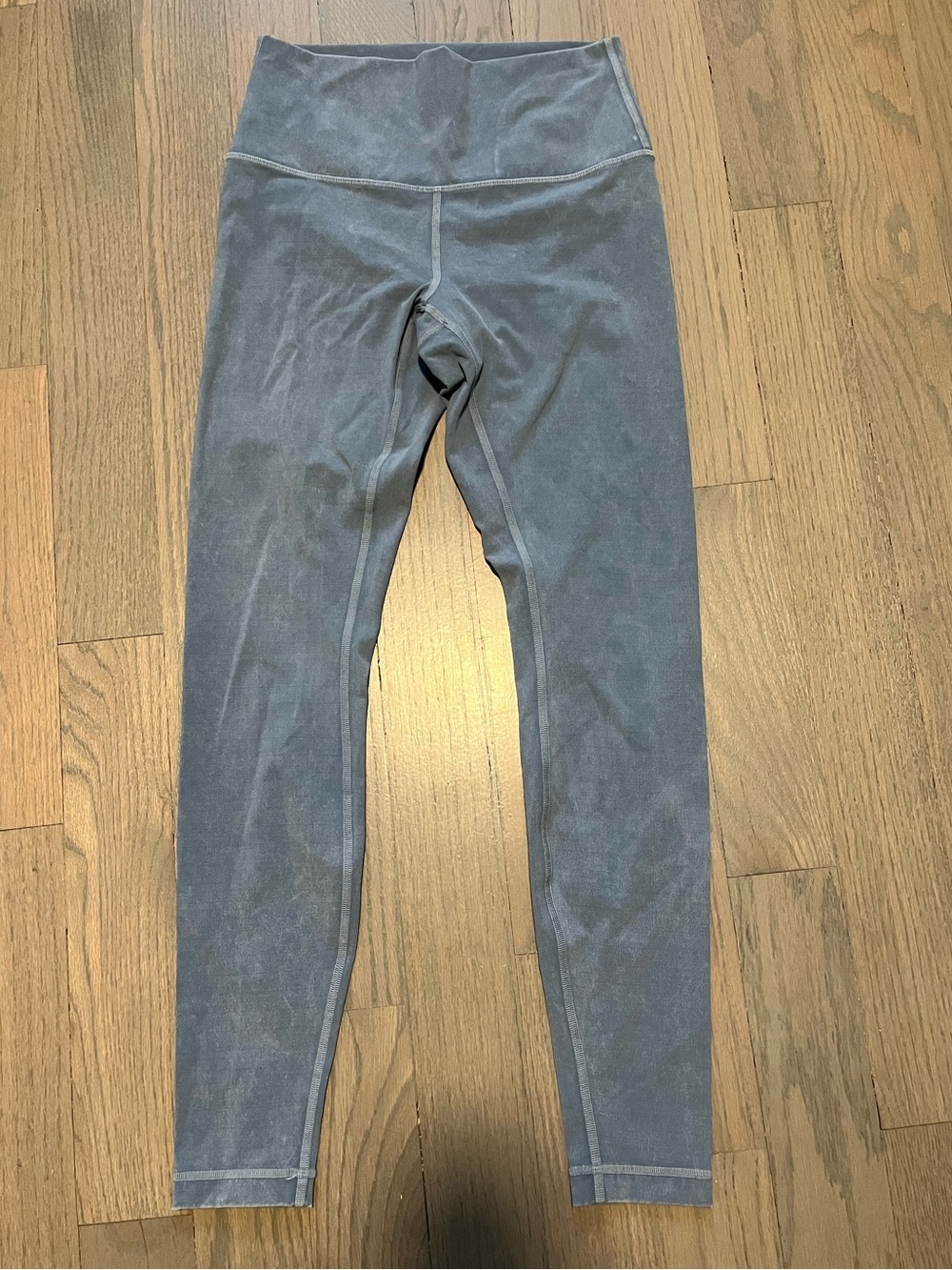 Lululemon Size 6 High Rise Leggings Dusty Slate Blue Gray 28”